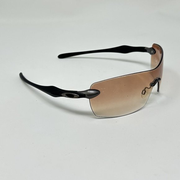 Oakley Dartboard Sunglasses Frame Only Rimless Shield Matte Black Scratched Lens main image 6
